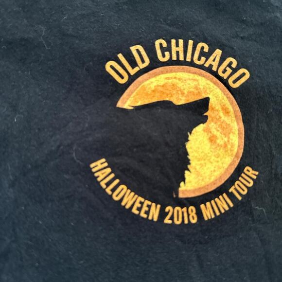 Craft Moon Rising, Old Chicago 2018 Halloween Tour Black Tee - Picture 2 of 5